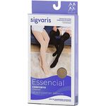 Meia 7/8 Essencial Conforto Sigvaris 15-20mmHg Natural Escuro Aberta M2