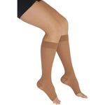 Meia 3/4 Venosan Comfortline 20-30mmHg Aberta Bege P Longa