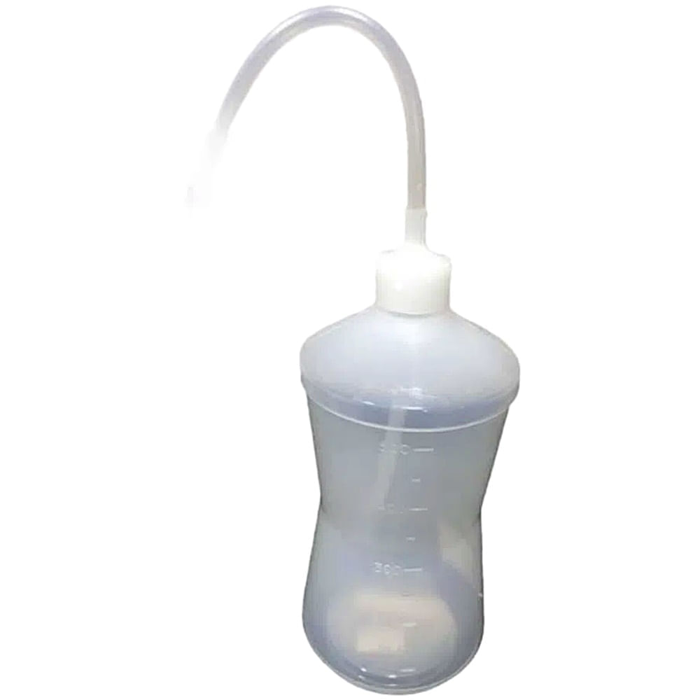 Almotolia Plástica - Transparente - Curvo - 500ml