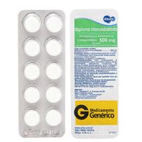 Dipirona 500mg Ems Genérico 10 Comprimidos