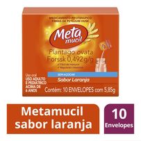 Metamucil laranja 5,85g 10 saches