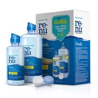 Solução Multiuso Renu Fresh 355ml + Renu Fresh 120ml + Estojo Para Lentes 1 unidade