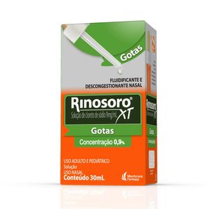 Descongestionante Nasal Rinosoro Xt Gotas 30ml