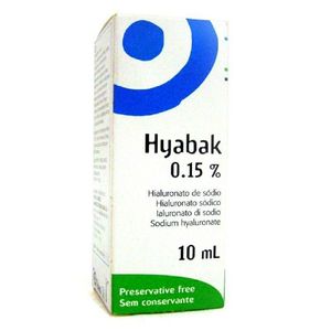 Hyabak 0,15% União Química Solução Oftálmica 10ml