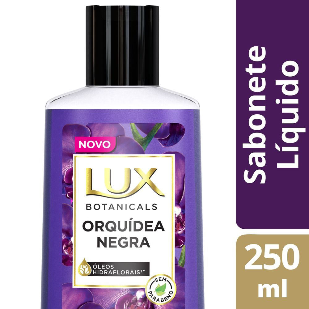 Sabonete Líquido Lux Botanicals Orquídea Negra 250ml - Drogaria Venancio