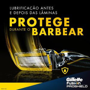 Carga Para Aparelho De Barbear Gillette Fusion Proshield 2 unidades