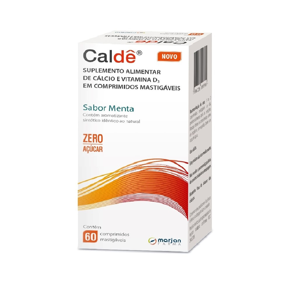 Caldê Menta 60 comprimidos mastigáveis
