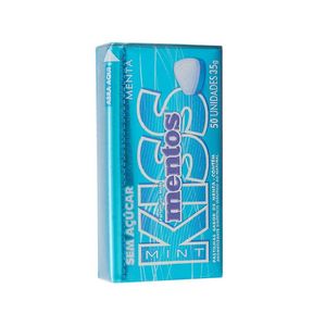 Bala Mentos Kiss mint 50 unidades