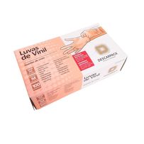 Luvas de Vinil Descarpack M Sem Talco 100 Unidades