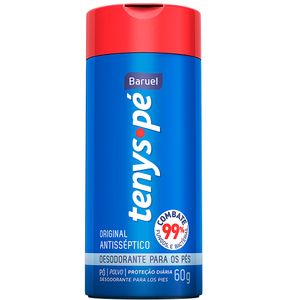 Talco Desodorante Para Os Pés Tenys Pé Baruel Original 60g