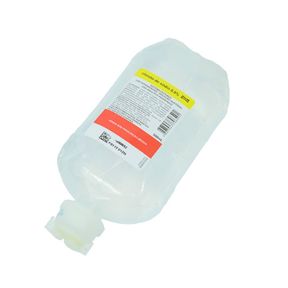 Cloreto de sódio Halexistar 0,9% injetável 1 bolsa 500ml