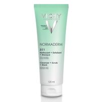 Máscara Esfoliante E Gel De Limpeza 3 Em 1 Normaderm Vichy 125ml