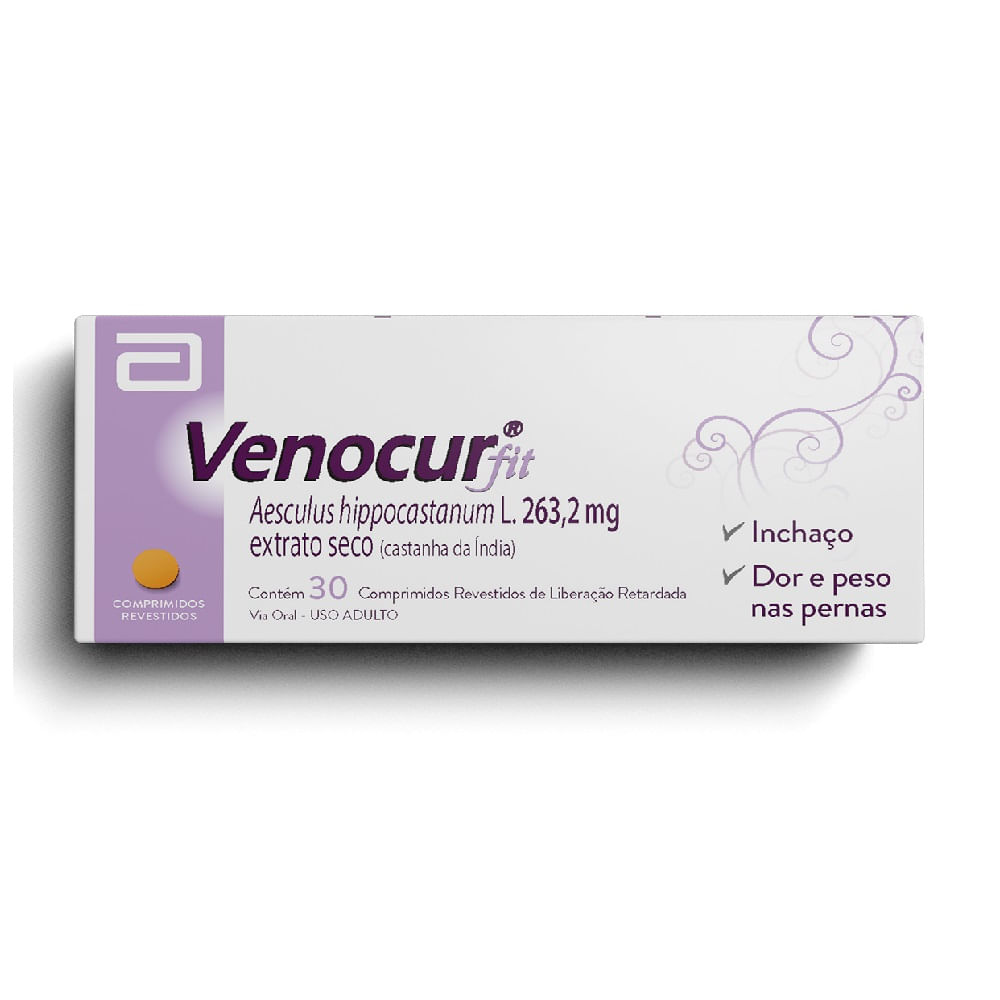 Venocur Fit Abbott 30 Comprimidos Revestidos