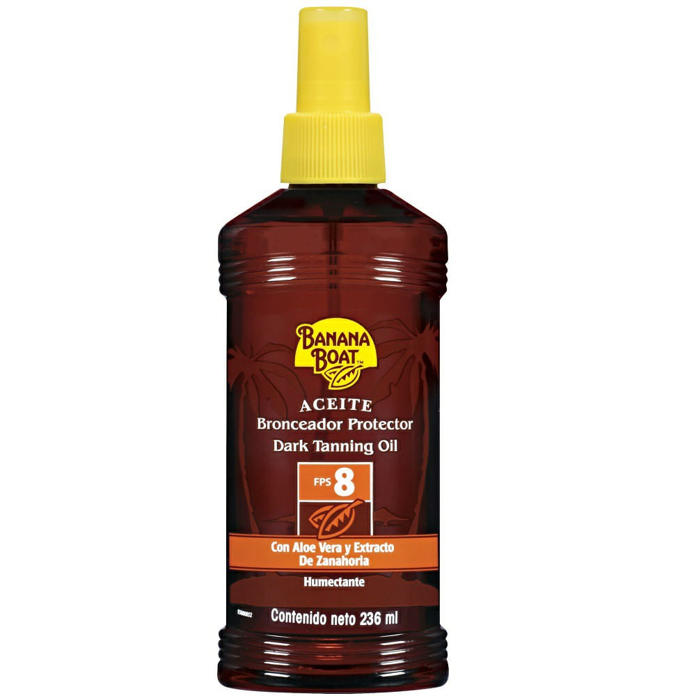 Bronzeador Banana Boat FPS-8 Spray óleo