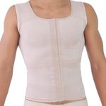 Camiseta Modeladora Masculina MHM Chocolate Tam 42