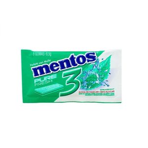 Goma Mentos Pure Fresh Spearmint com 5 Unidades