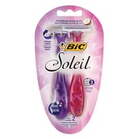 Aparelho De Depilar Bic Soleil Rosa E Roxo 2 Unidades