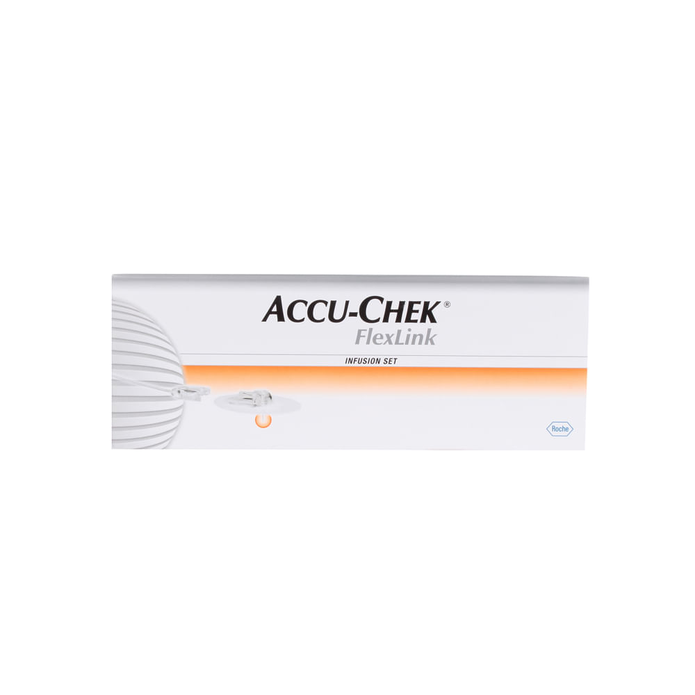 Cânula Para Bomba De Insulina Accu-chek Flexlink 8mm 10 Unidades
