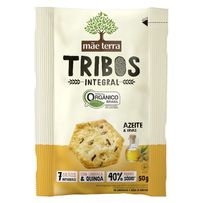 Biscoito Salgado Orgânico Mãe Terra Tribos Azeite e Ervas 50g