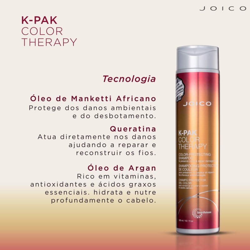 Joico K-Pak Color Therapy SmartRelease - Shampoo Nutritivo 300ml