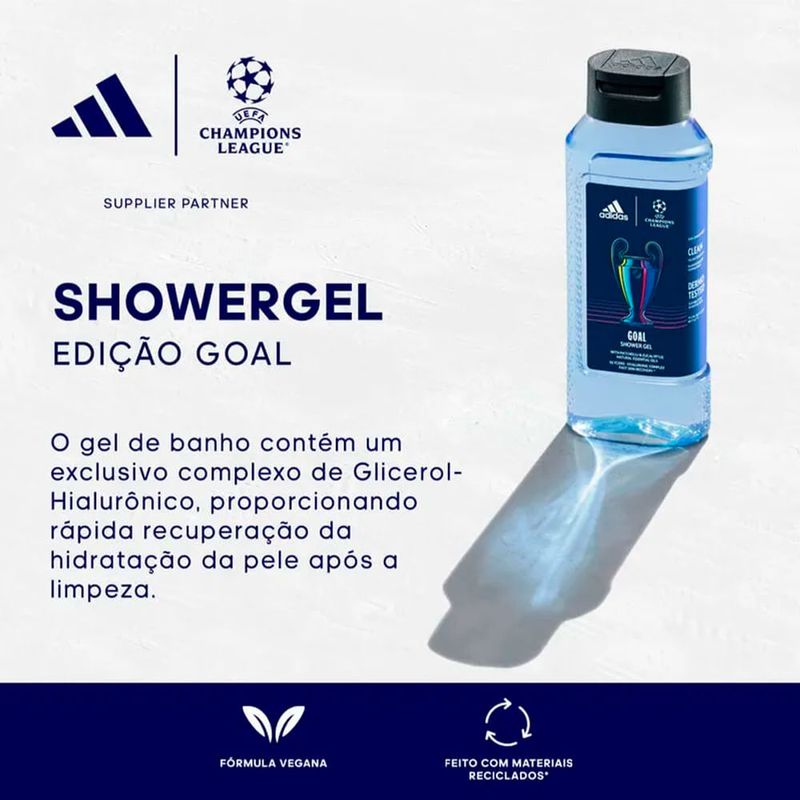 Kit Adidas UEFA 11 Masculino - Eau de Toilette 100ml + Shower Gel 250ml
