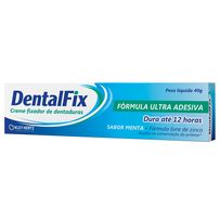 Creme Fixador De Dentadura Dentalfix Sabor Menta 40g