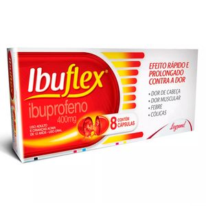 Ibuflex 400mg Legrand 8 Cápsulas