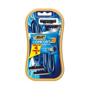Aparelho de Barbear Bic Confort 3 Pele Normal Leve 4 Pague 3