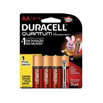 Pilha Duracell Quantum Pequena Palito AA