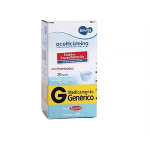 Acetilcisteína 20mg/ml Xarope Pediátrico 120ml Ems Genérico