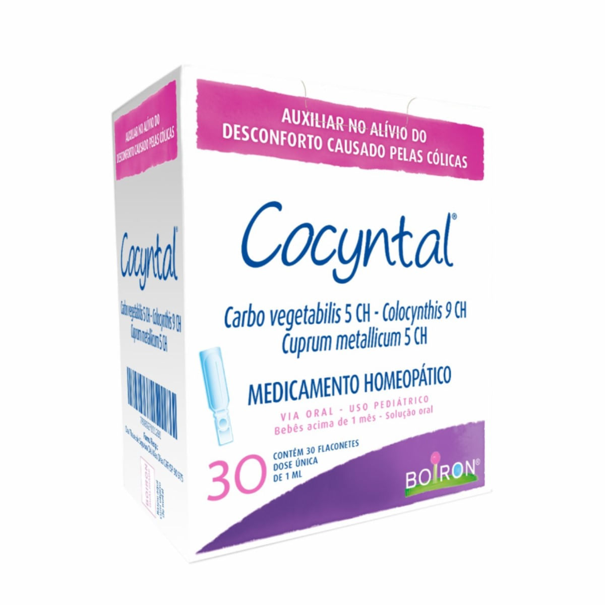 Cocyntal Medicamento Homeopático 30 Flaconetes de 1ml