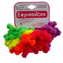 Elástico para Cabelo Expressions sem Metal Colorido com 36 unidades EX1295/36B