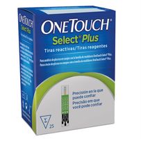Tiras Onetouch Select Plus 25 Unidades
