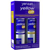 Kit Yenzah Shampoo Yellow Off Desamarelador 240ml + Condicionador Yellow Off Desamarelador 240ml