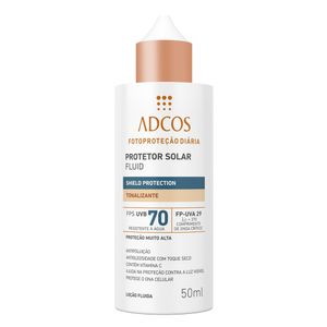 Protetor Solar Facial Adcos Fotoprotecao Diaria Tonali Shield Protect Fps70 50ml