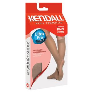Meia Kendall média compressão 3/4 Preta 1671 M