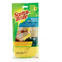 Luva Scotch Brite Multiuso Amarela M 1 Unidade