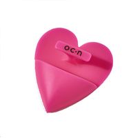 Esponja De Limpeza Facial Océane Heart Pink 1 Unidade