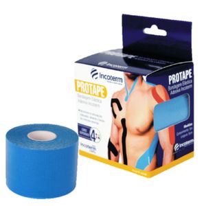 Bandagem adesiva elástica Incoterm Protape azul