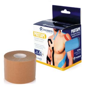 Bandagem adesiva elástica Incoterm Protape bege