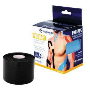 Bandagem adesiva elástica Incoterm Protape preta