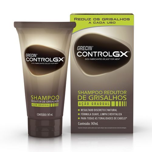 Shampoo Grecin Control GX Redutor de grisalhos 147ml