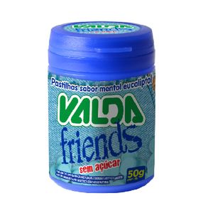 Pastilha Valda Friends Pote mini garrafa 50g