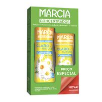 Kit Márcia Concentrados Claro e Natural Camomila Shampoo 325ml + Condicionador 200ml