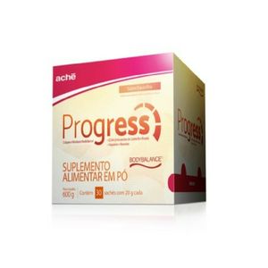 Suplemento Alimentar em Pó Progress com 30 sachês de 20g cada