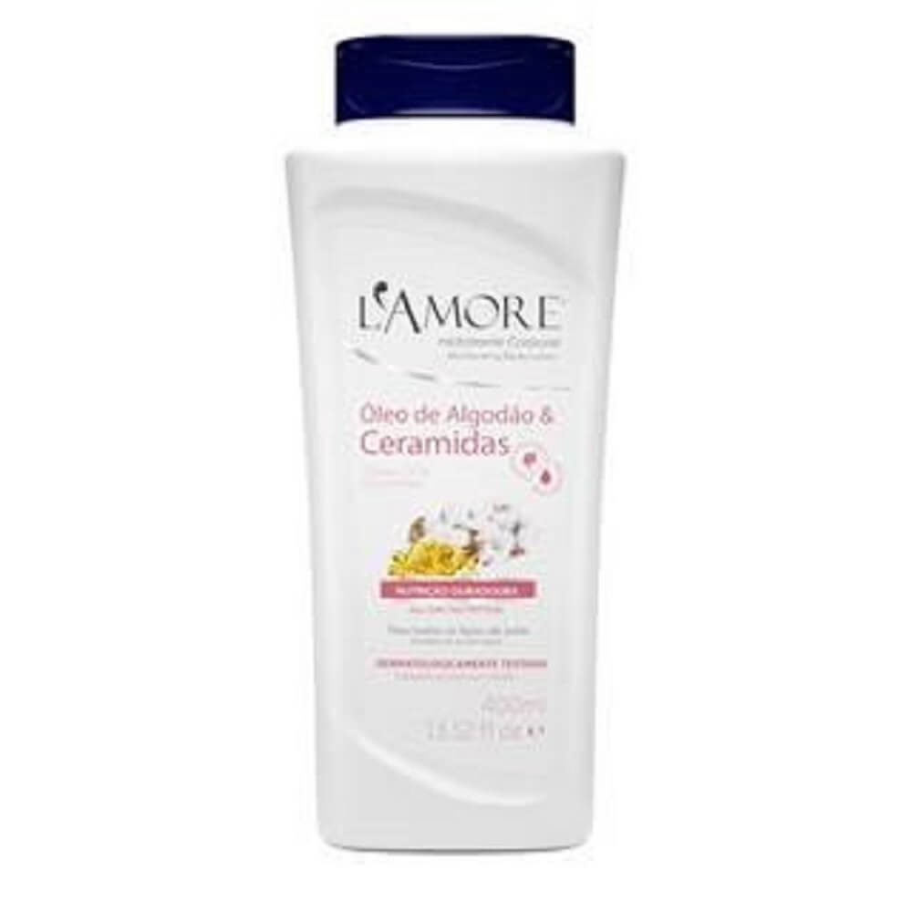 Hidratante Corporal LAmore Óleo de Algodão e Ceramidas 400ml