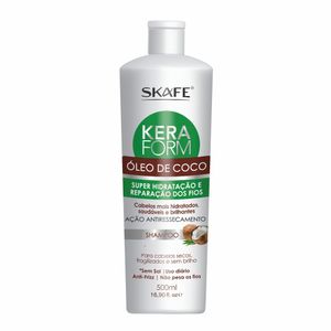 Shampoo Skafe Keraform Óleo de coco 500ml
