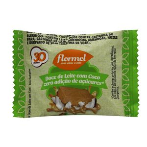 Doce de leite Flormel Coco Zero 20g
