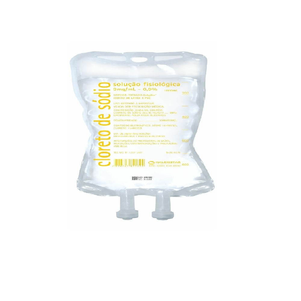 Cloreto de Sódio 0,9% 1000 mL