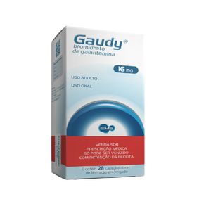 Gaudy Bromidrato De Galantamina 16mg com 28 comprimidos